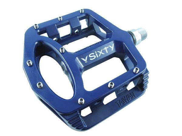 V-Sixty MG1 Magnesium Sealed Flat/Platform Pedal, Blue