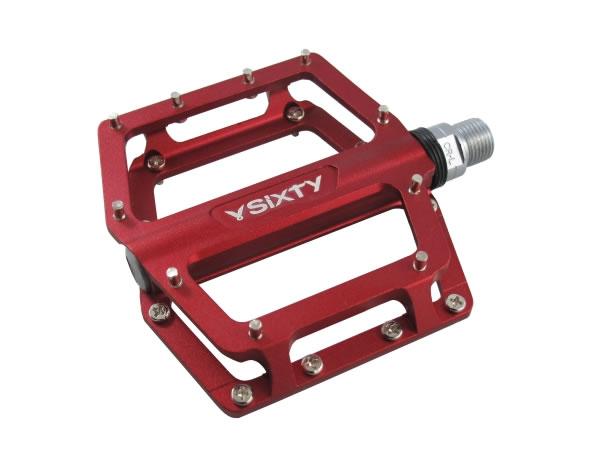 V-Sixty B184 Alloy Sealed Flat/Platform Pedal, Red