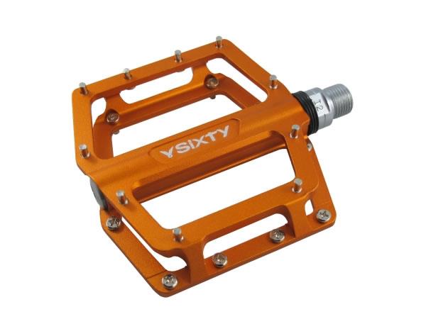 V-Sixty B184 Alloy Sealed Flat/Platform Pedal, Orange