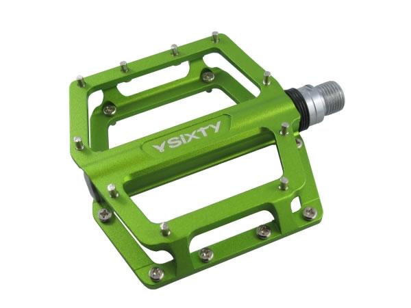 V-Sixty B184 Alloy Sealed Flat/Platform Pedal, Green