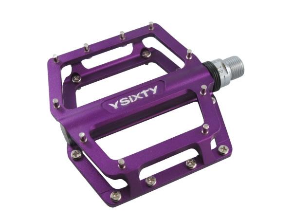 V-Sixty B184 Alloy Sealed Flat/Platform Pedal, Purple