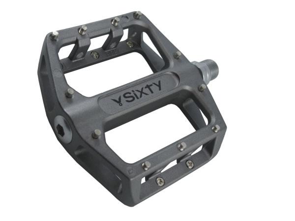 V-Sixty B-87 Flat/Platform Pedal with Sealed Bearings, Grey