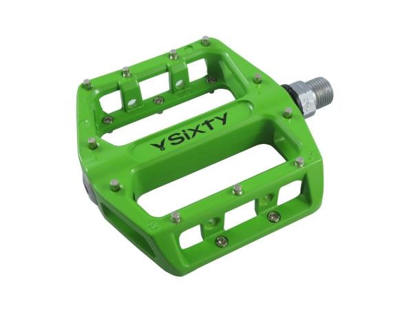 V-Sixty B-87 Flat/Platform Pedal with Sealed Bearings, Green