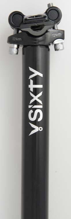V-Sixty Go-Post Seatpost Aluminum 26.8x350mm Black