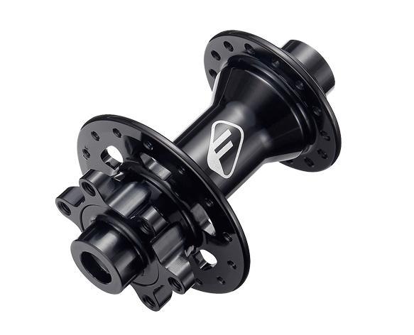 Formula Front Road Disc Hub, 12mm x 100mm Thru-axle, 32 Hole, Black (RX-812)