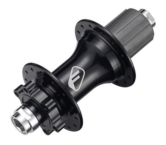 Formula Rear Disc Hub, Boost 148mm x 12mm Thru-axle, 32 Hole, Black, Shimano HG