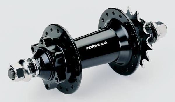 Formula Rear Single Speed Disc Hub, 32 Hole, Black (DC52-N)