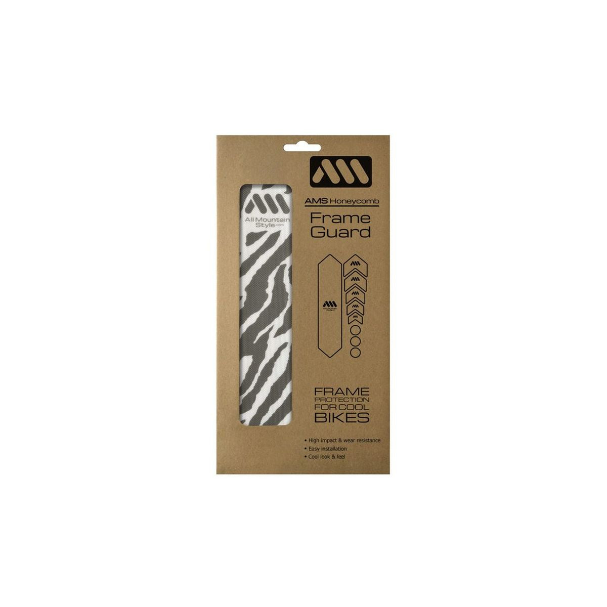 ALL MOUNTAIN STYLE FRAME GUARD CLEAR/ZEBRA STANDARD