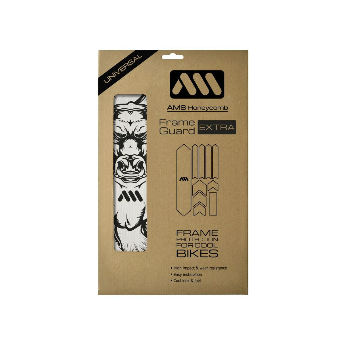 ALL MOUNTAIN STYLE FRAME GUARD BLACK/BULL EXTRA