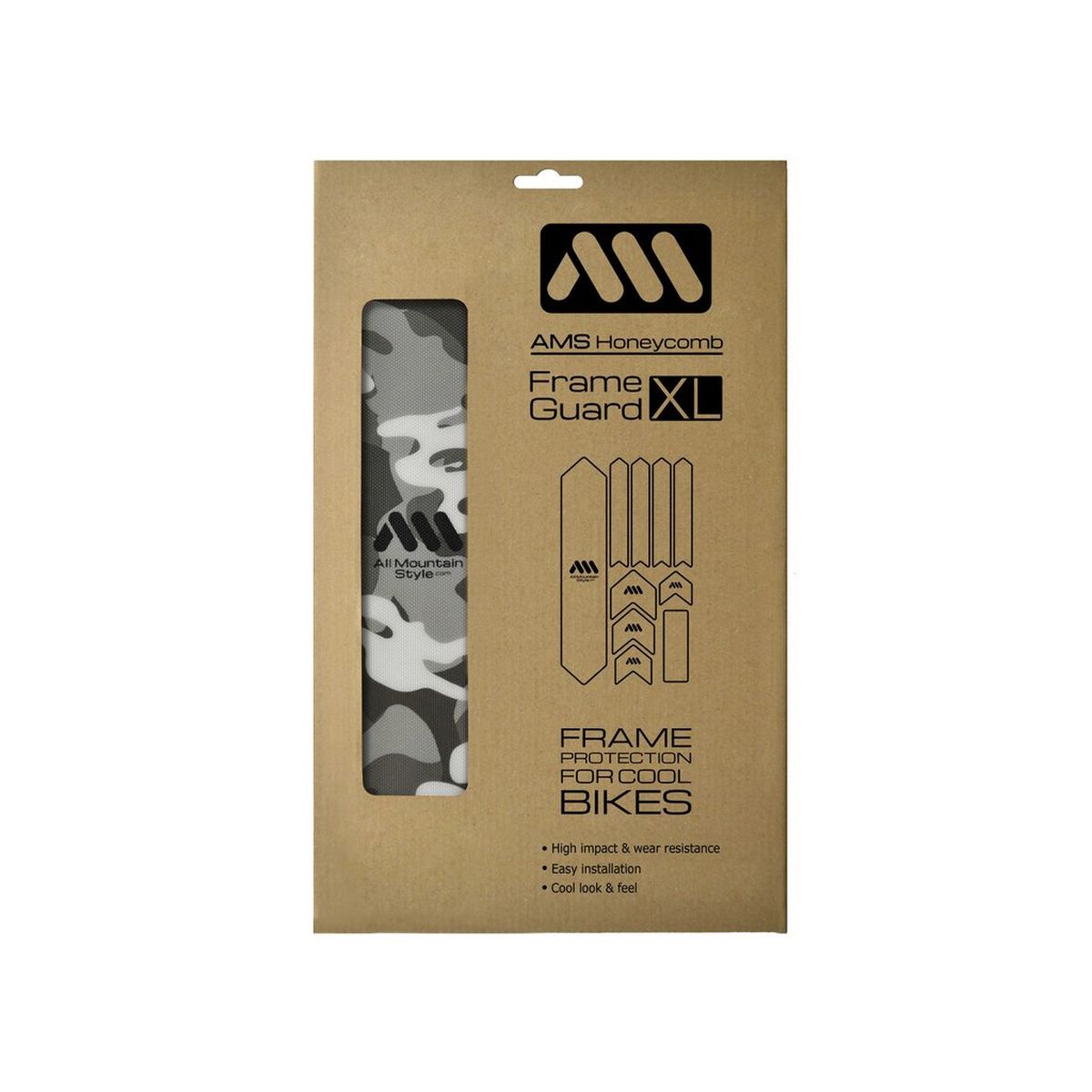 ALL MOUNTAIN STYLE FRAME GUARD CLEAR/CAMO EXTRA