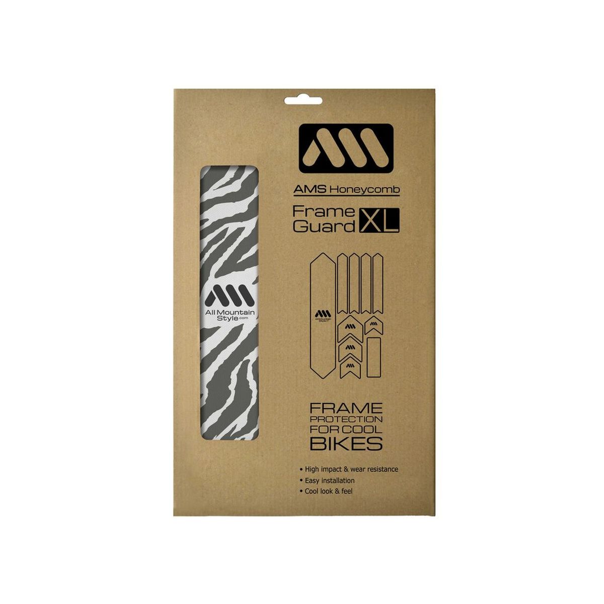 ALL MOUNTAIN STYLE FRAME GUARD CLEAR/ZEBRA EXTRA