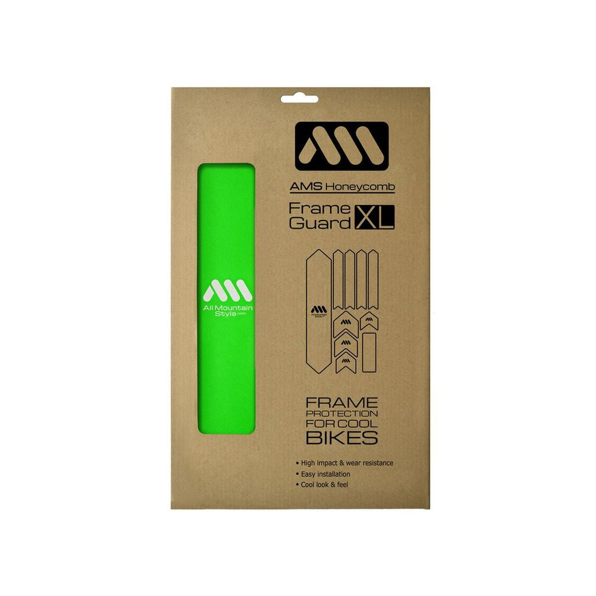 ALL MOUNTAIN STYLE FRAME GUARD GREEN/WHITE EXTRA