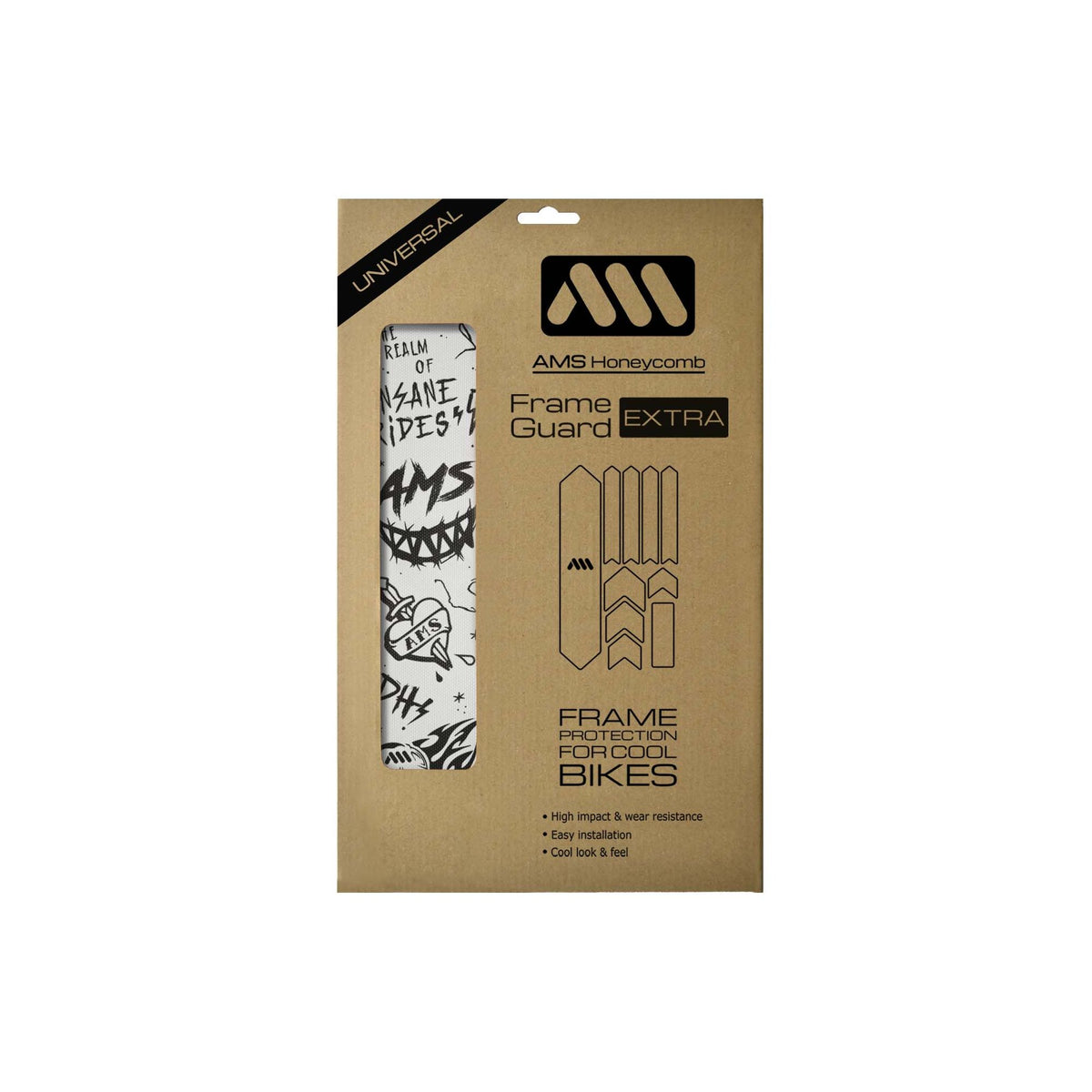 ALL MOUNTAIN STYLE FRAME GUARD HELL GANG BLACK EXTRA