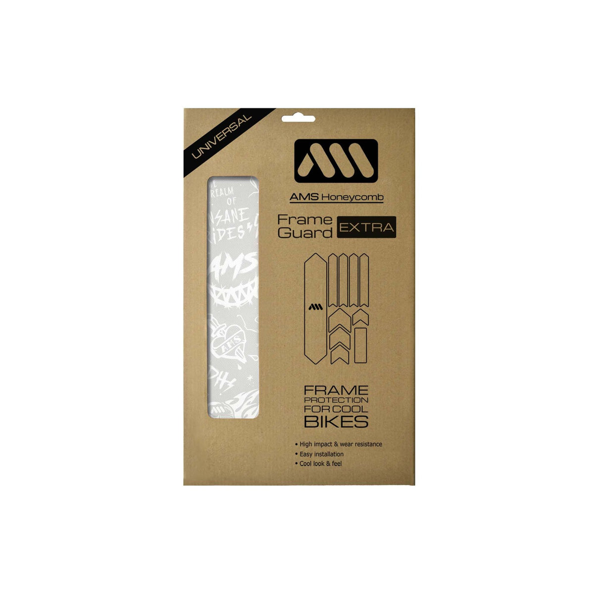 ALL MOUNTAIN STYLE FRAME GUARD HELL GANG WHITE EXTRA