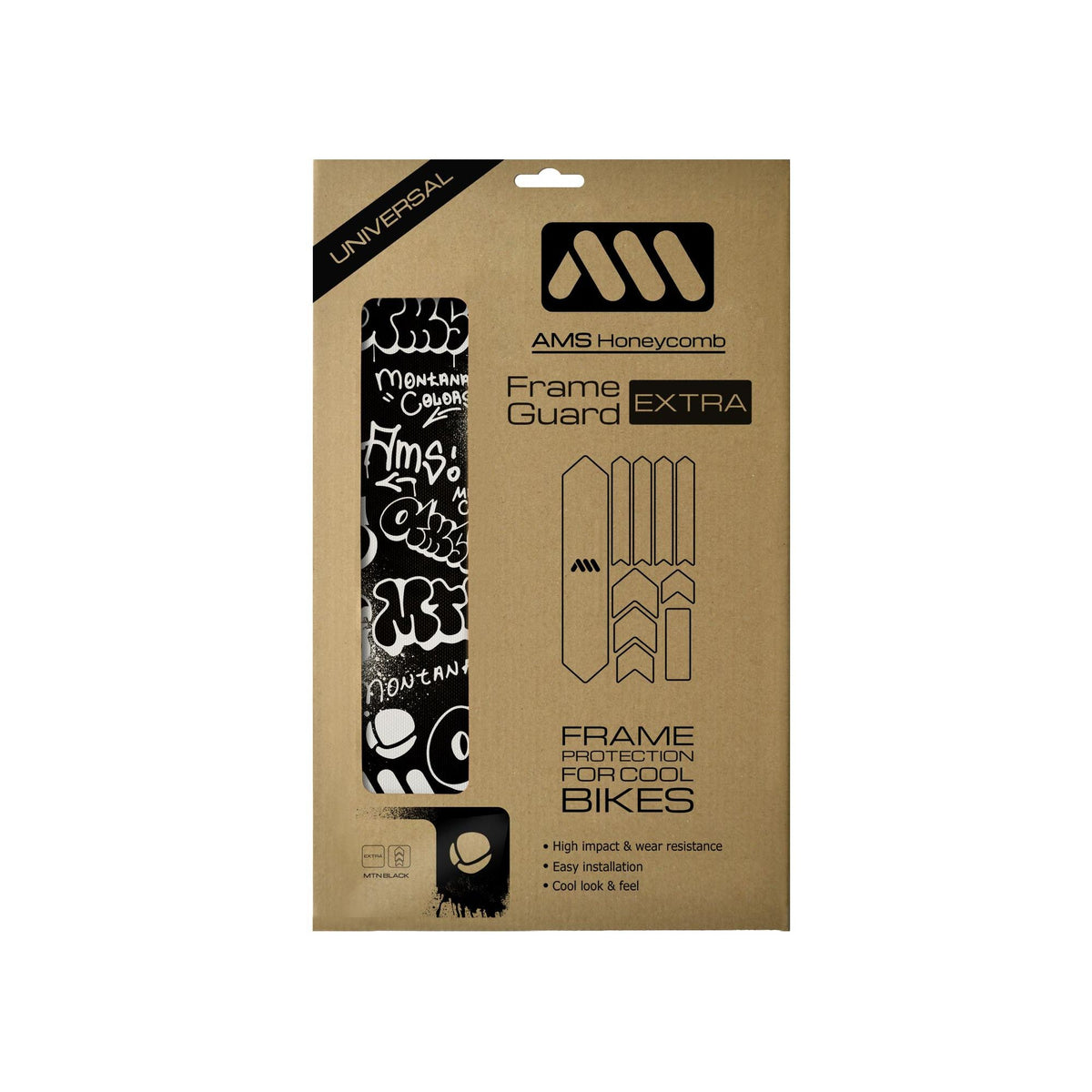 ALL MOUNTAIN STYLE FRAME GUARD MONTANA COLOURS BLAC EXTRA