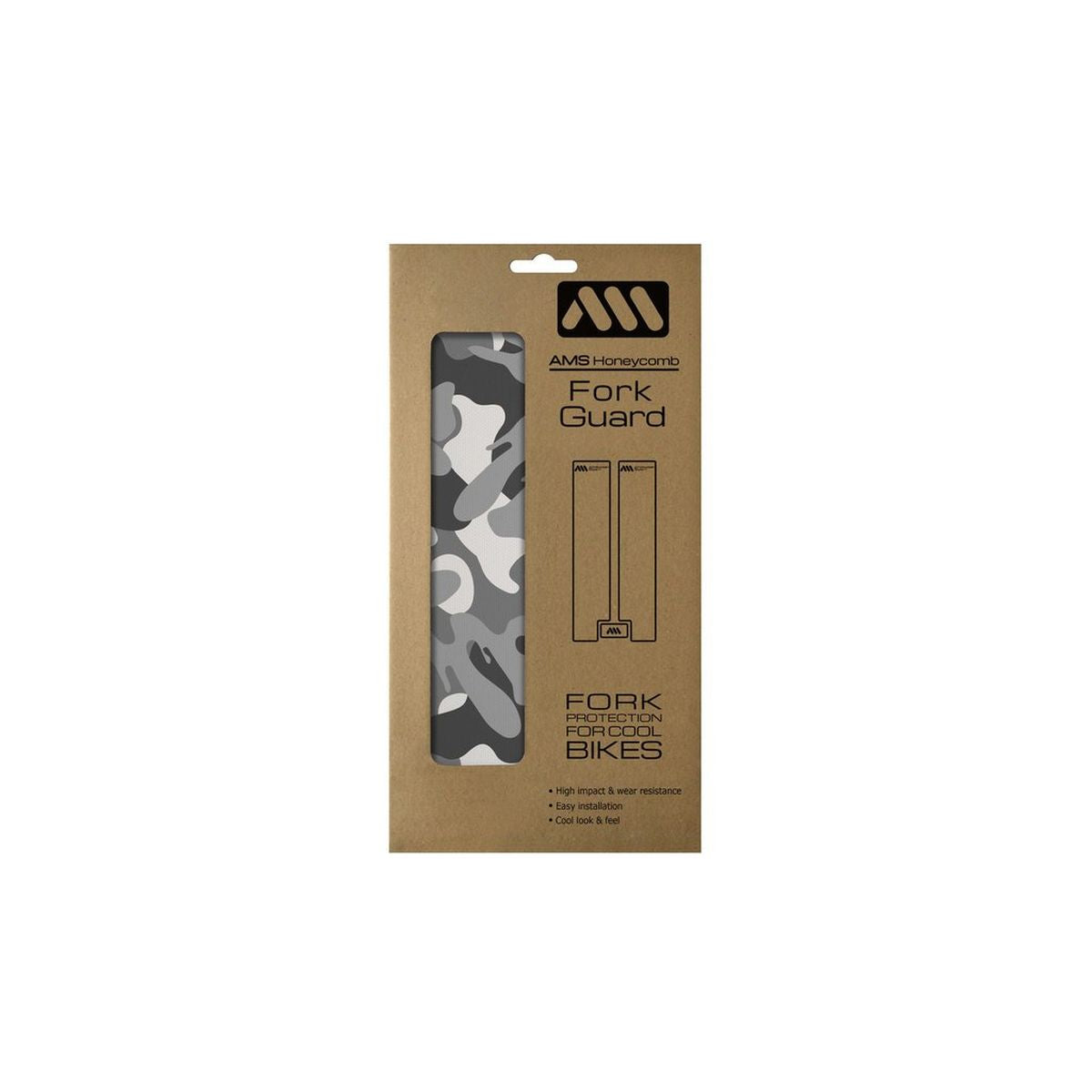 ALL MOUNTAIN STYLE FORK GUARD CLEAR/CAMO