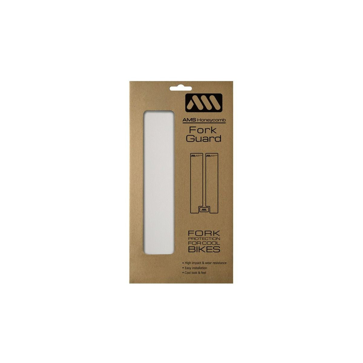 ALL MOUNTAIN STYLE FORK GUARD CLEAR/SILVER