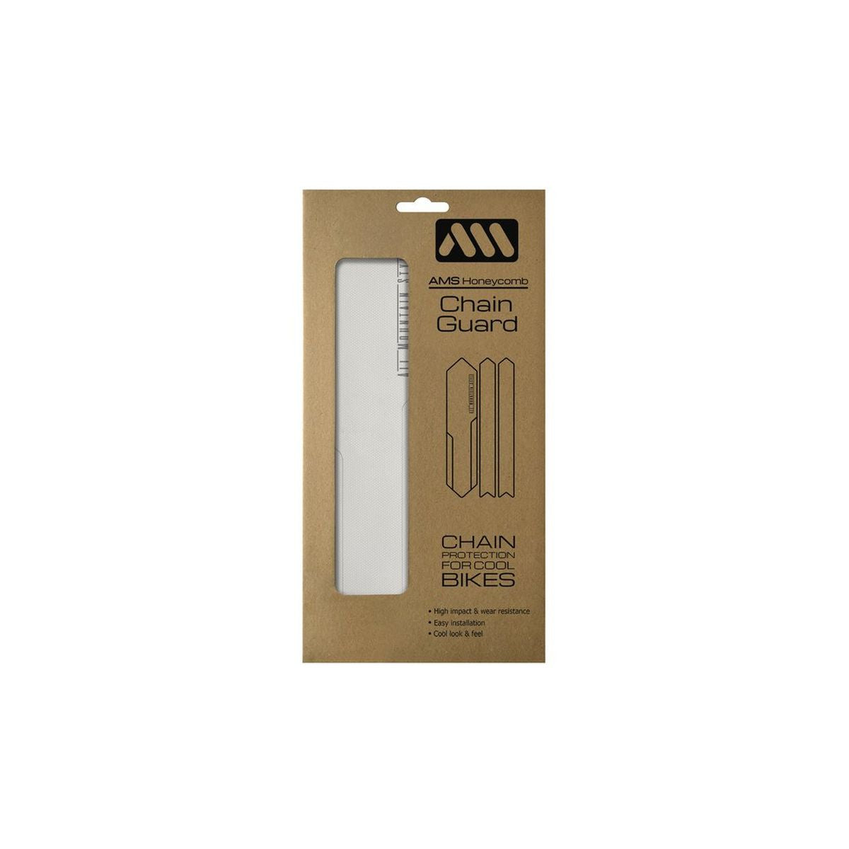 ALL MOUNTAIN STYLE CHAIN GUARD CLEAR/SILVER