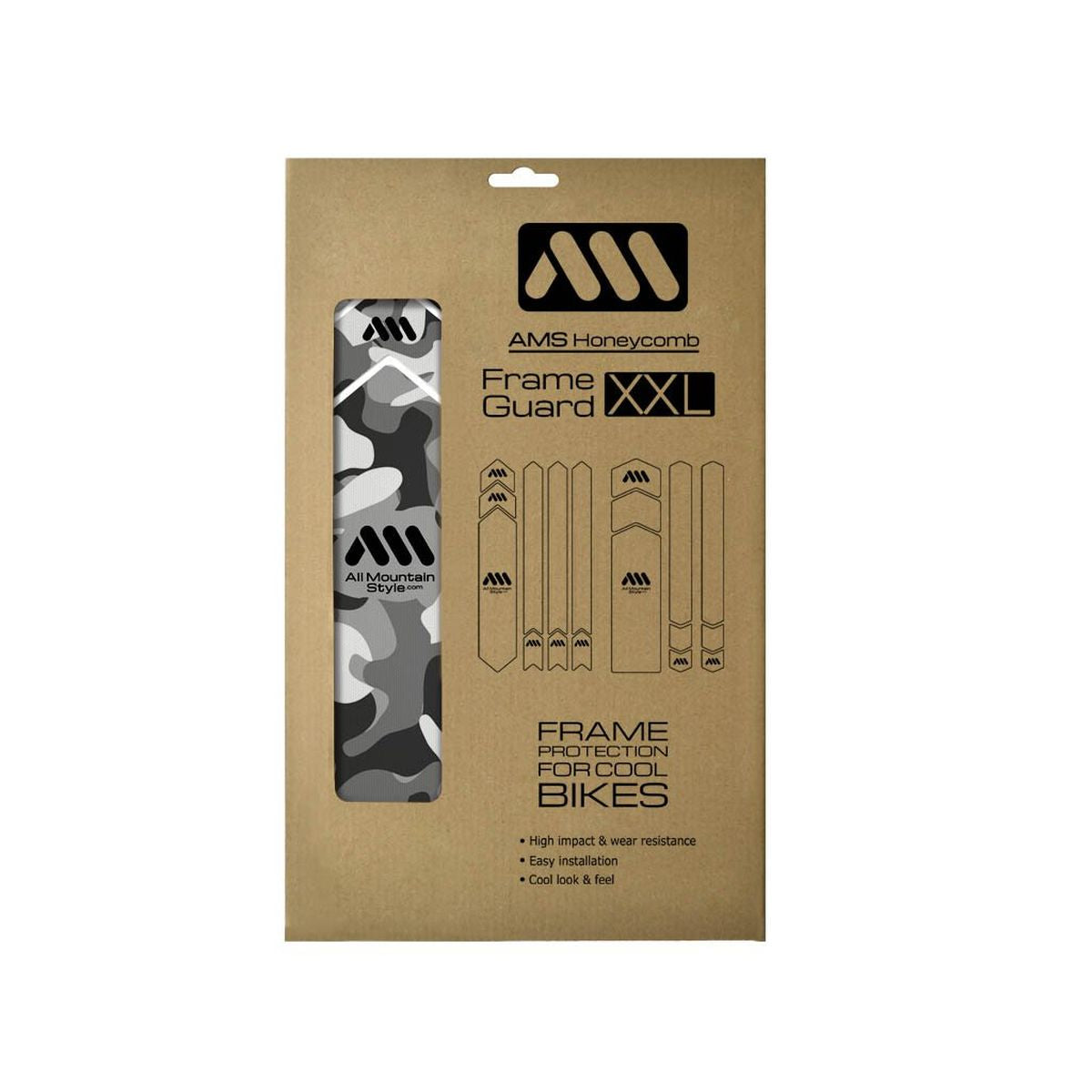 ALL MOUNTAIN STYLE FRAME GUARD CLEAR/CAMO FULL