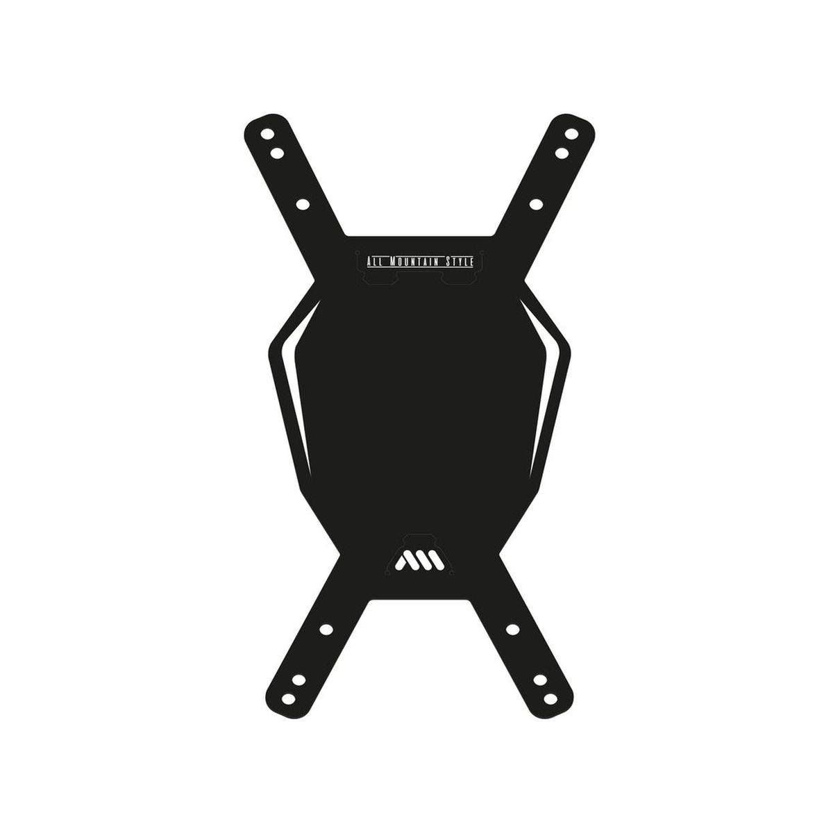 ALL MOUNTAIN STYLE NUMBER PLATE BLACK/WHITE