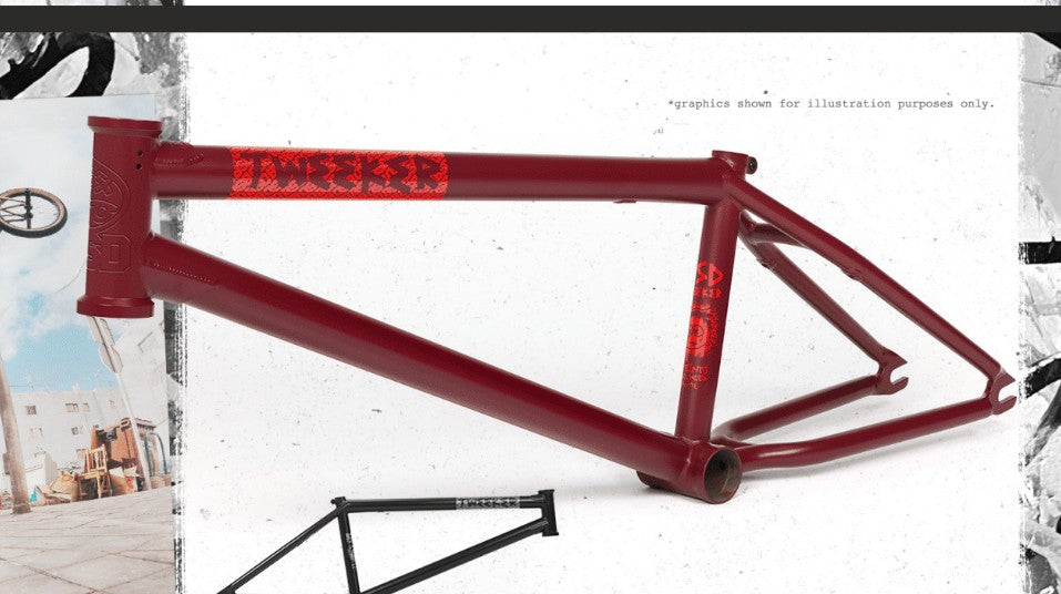 BSD TWEEKER FRAME 20.9" CHERRY