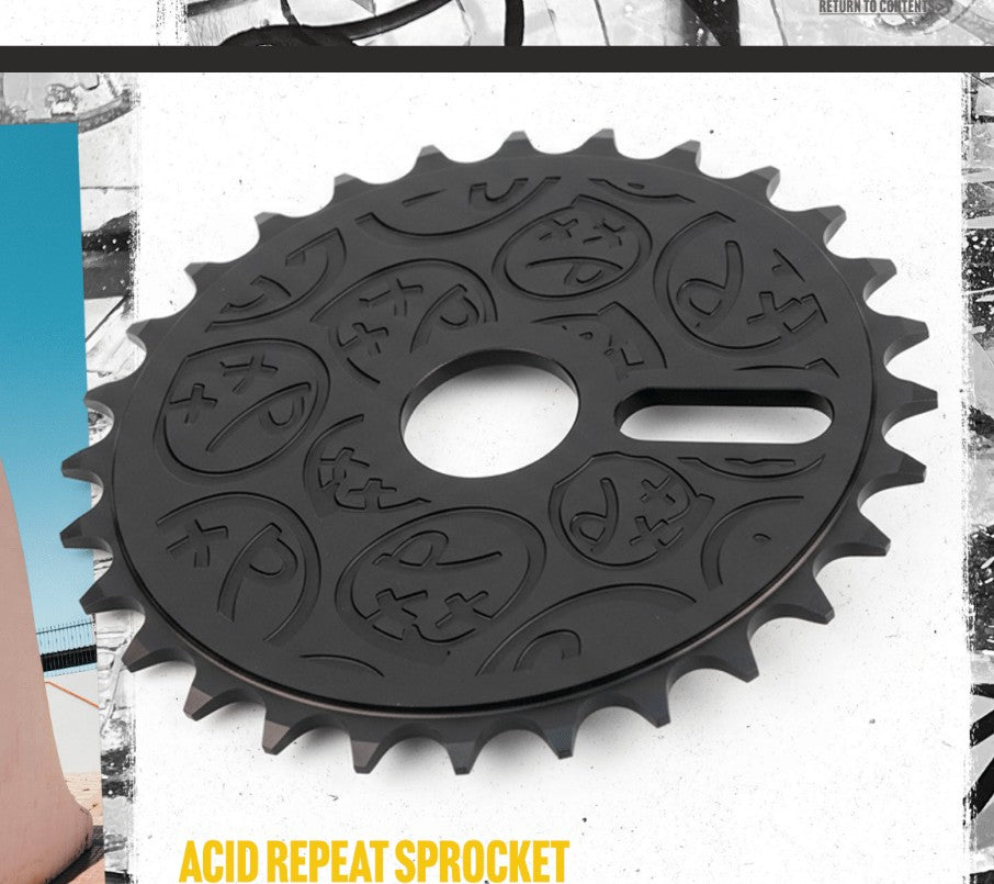 BSD ACID REPEAT SPROCKET 25T BLACK