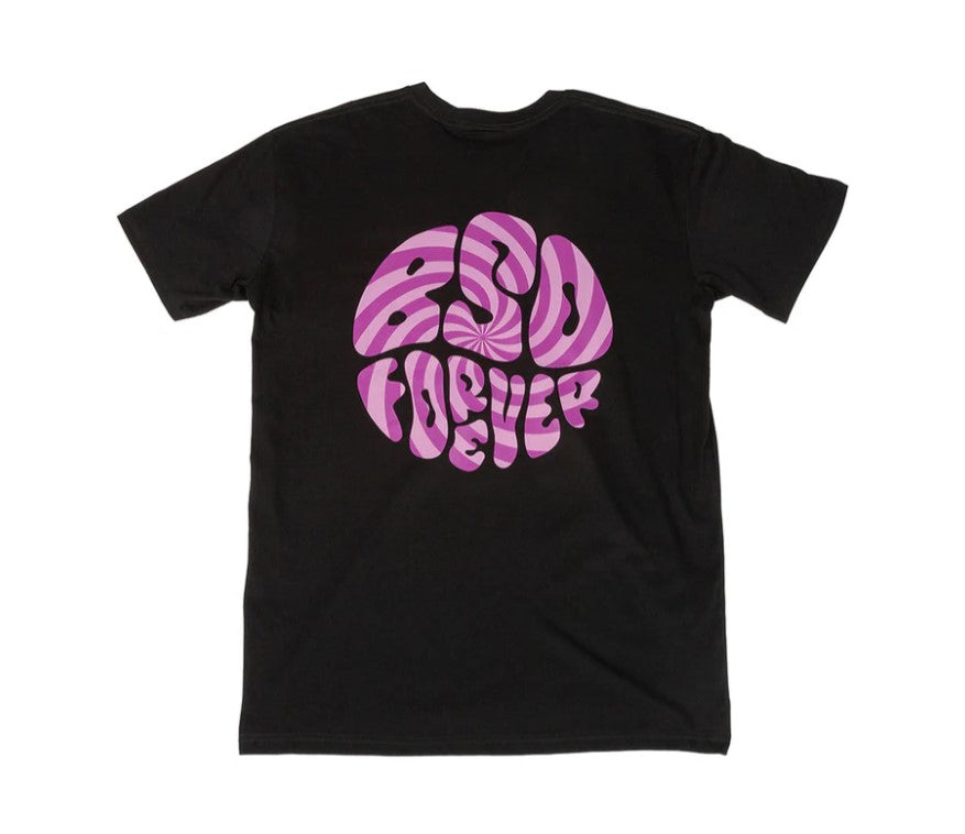 BSD PSYCHED OUT TEE BLACK LARGE