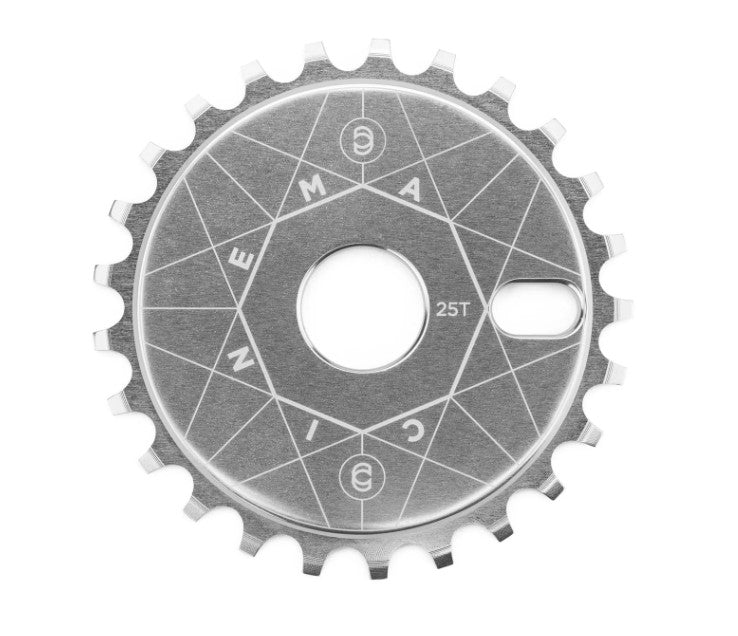 CINEMA FORMAT SPROCKET 25T SILVER