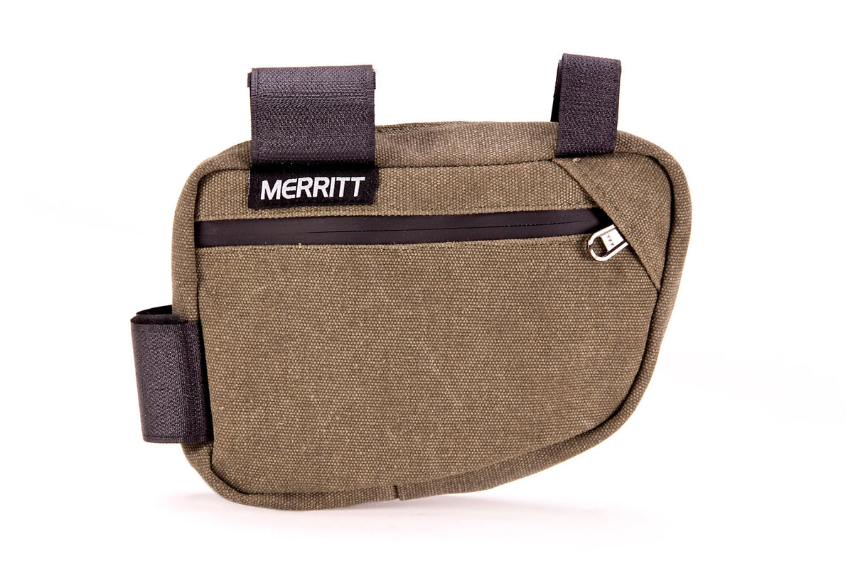 MERRITT CORNER POCKET FRAME BAG MILITARY GREEN