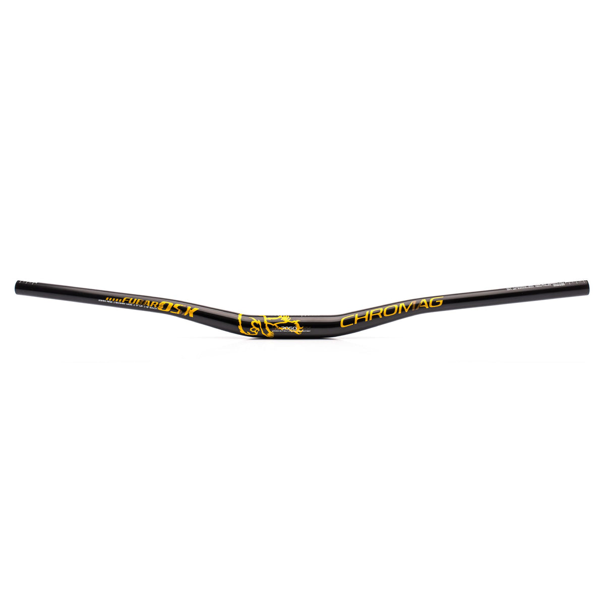 Chromag Handlebars Fubars OSX 31.8mm Clamp 25mm Rise 800mm Wide Gold Ltd