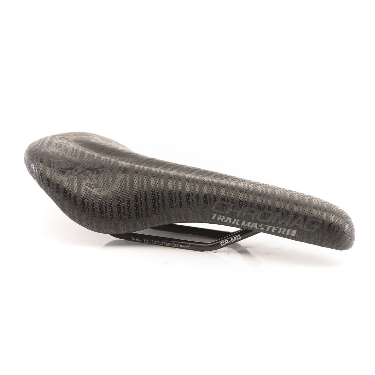 Chromag Saddle Trailmaster Leather Chromo Rails Black
