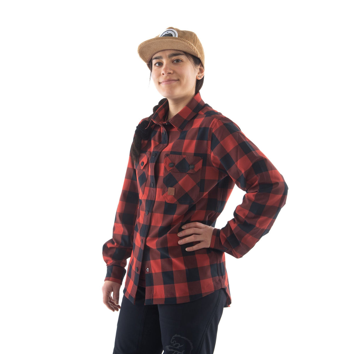 CHROMAG APPAREL BURKE SHIRT WOMEN'S- BURNT RED