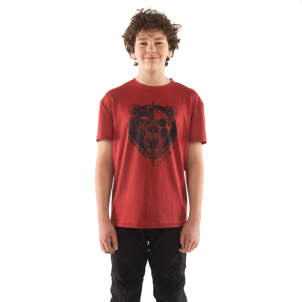 CHROMAG APPAREL METHOD TECH TEE KID'S- BURNT RED