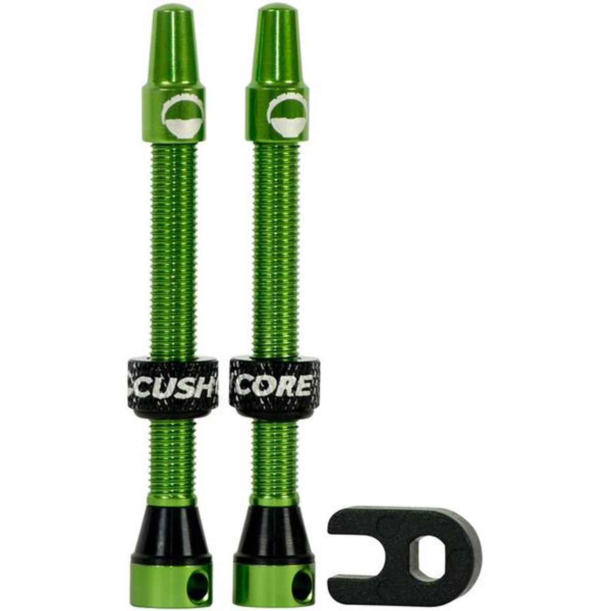 Cushcore Valve Stems 55mm Green (2 Pack)