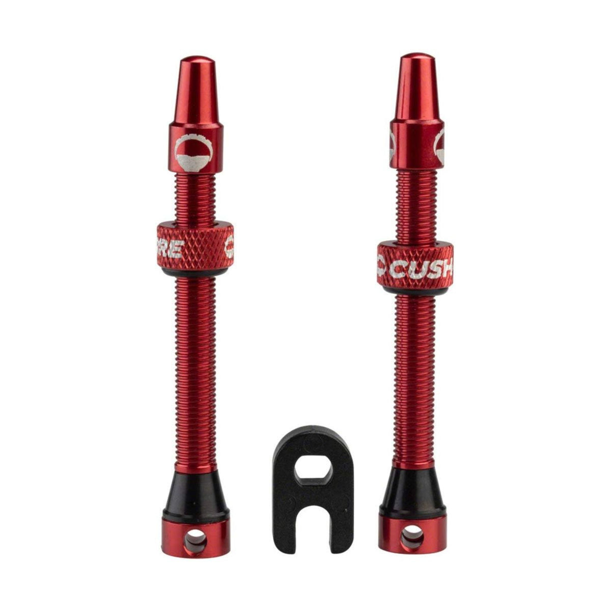 Cushcore Valve Stems 55mm Red (2 Pack)