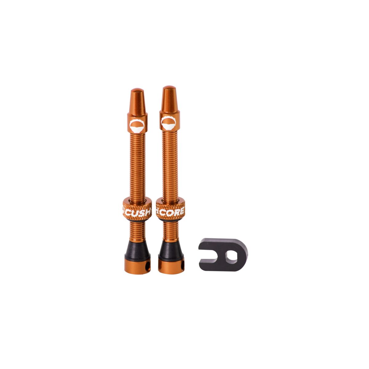 Cushcore Valve Stems 55mm Orange (2 Pack)