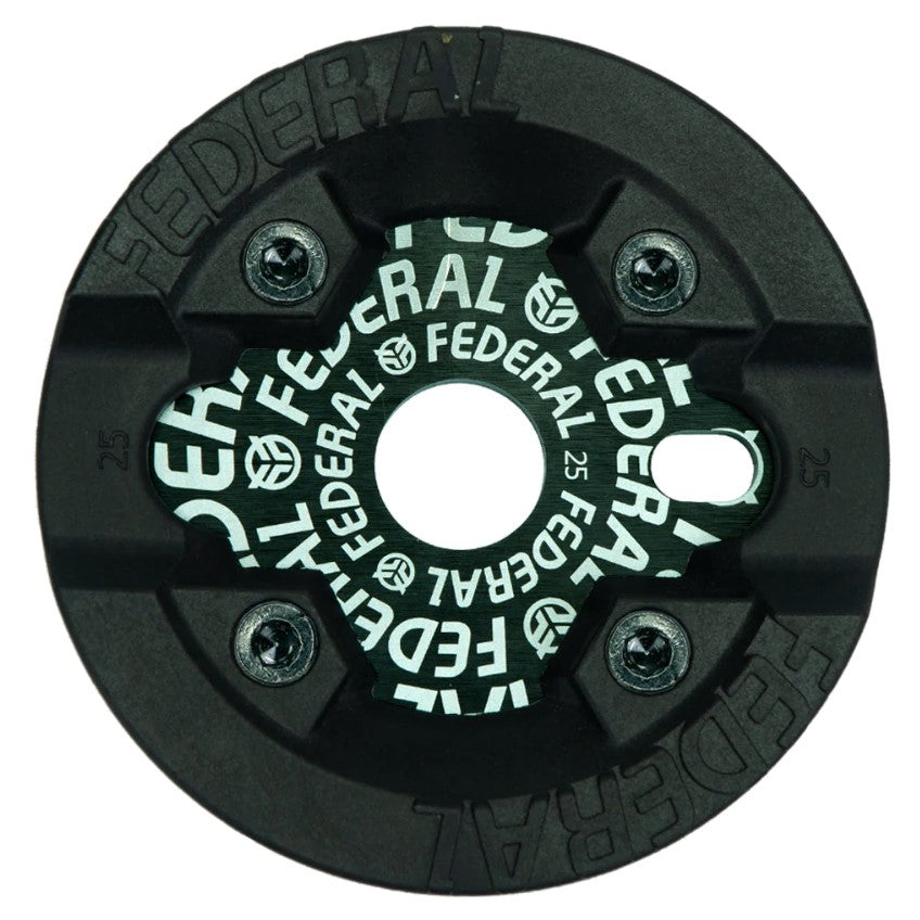 FEDERAL LOGO SPROCKET BLK WITH GUARD 25T
