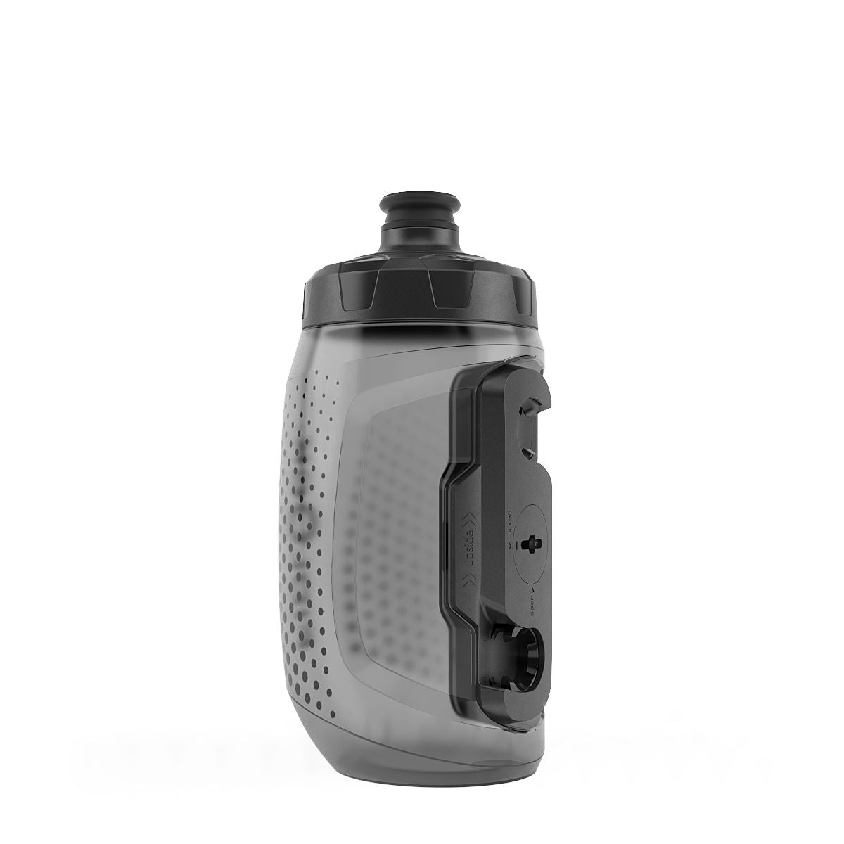 Fidlock 450ML Twist Bottle With Mount No Base- Transparent Black