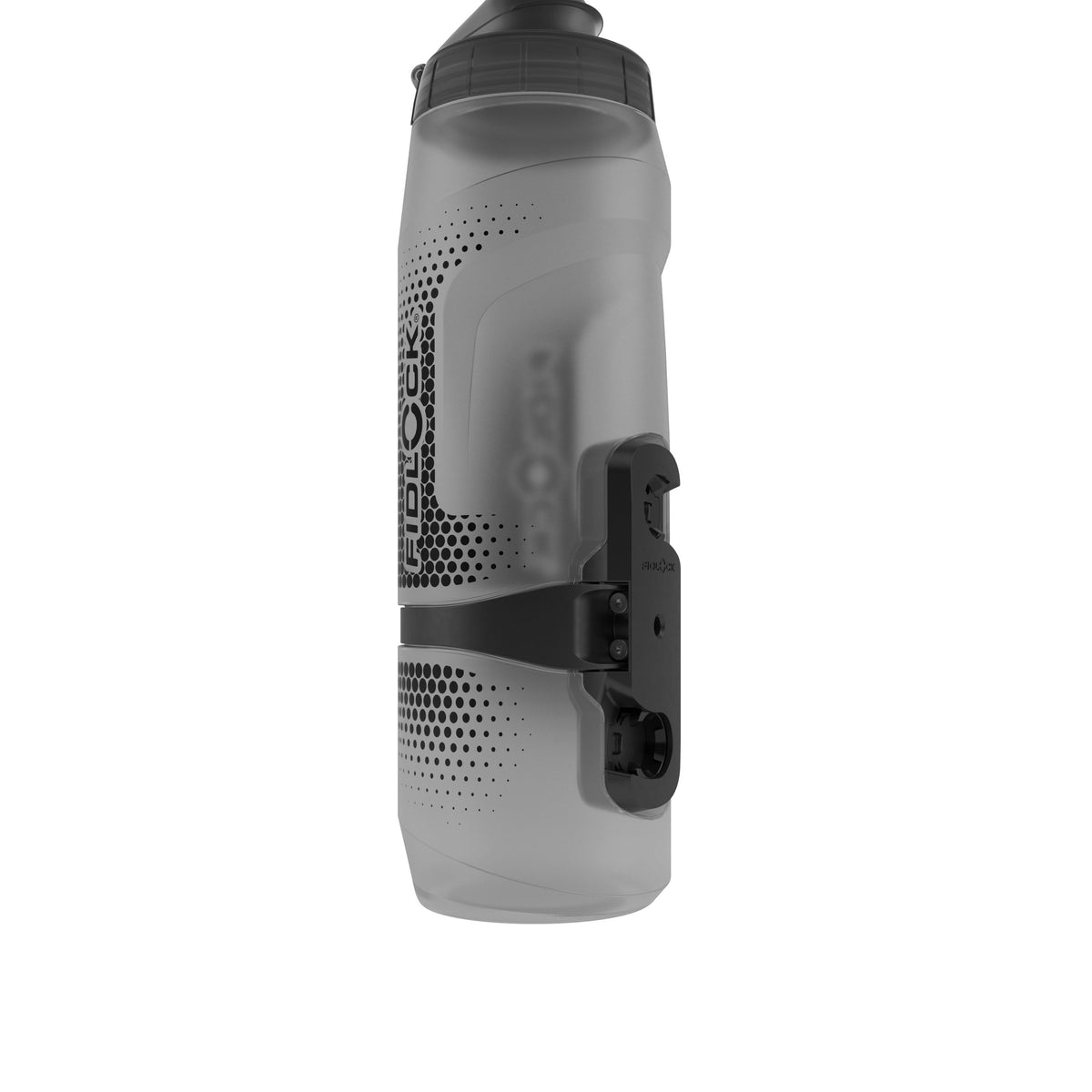Fidlock 800ML Twist Bottle With Mount No Base- Transparent Black