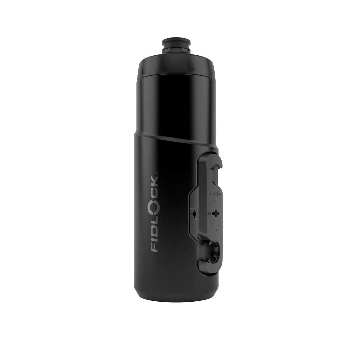 Fidlock 600ML Twist Bottle With Mount No Base- Black