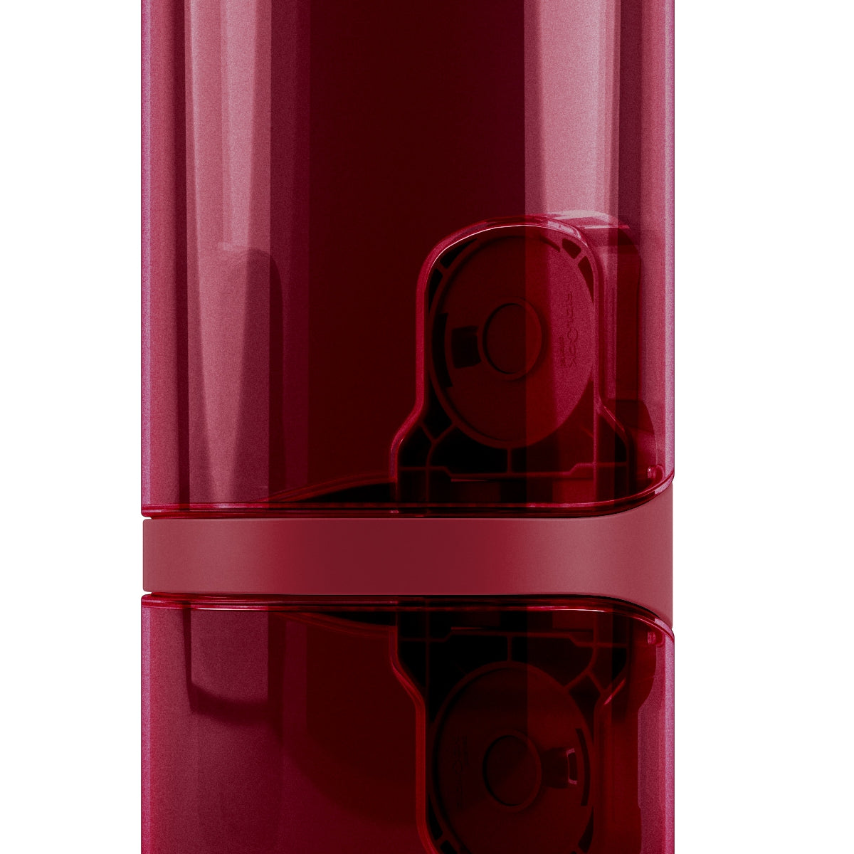 Fidlock 700ML Twist Life Bottle With Mount No Base- Transparent Dark Red