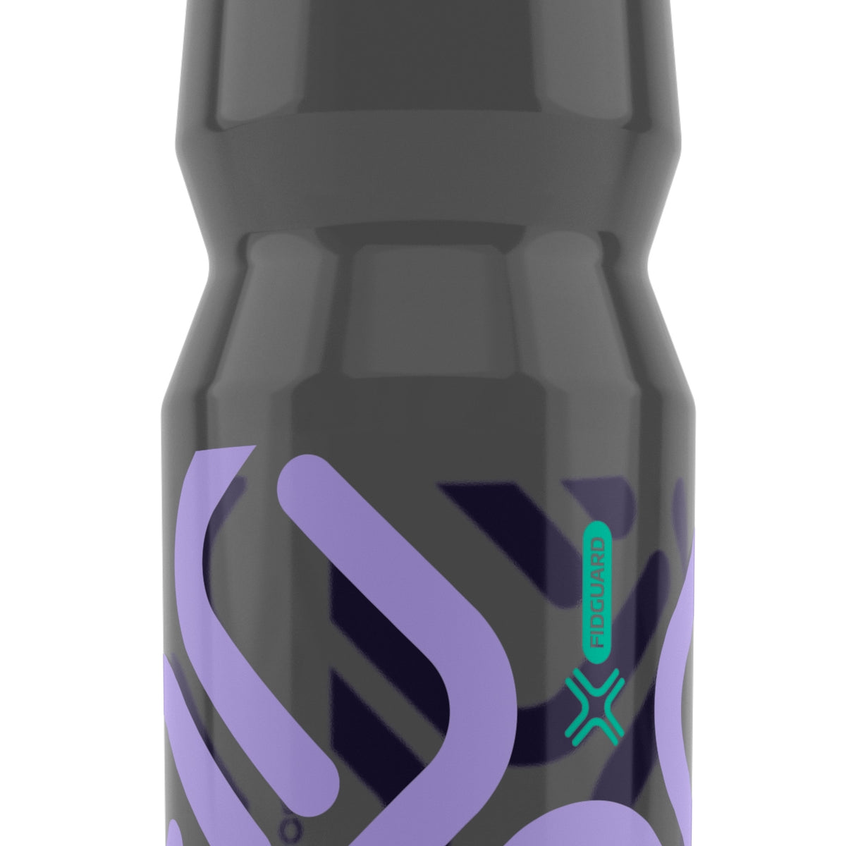 Fidlock 750ML Fidguard Bottle Antibacterial- Transparent Black-Lilac