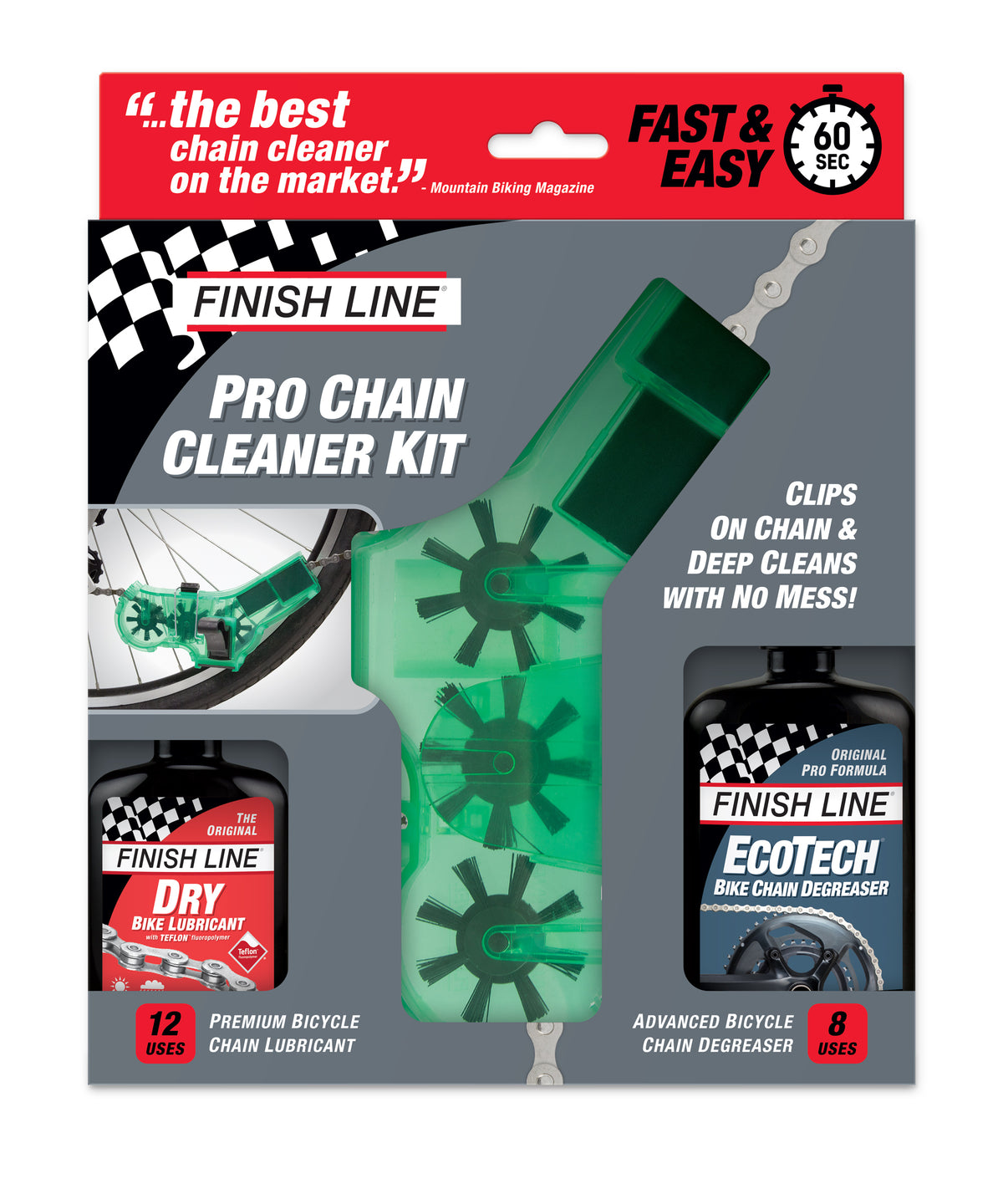 SHOP CHAIN CLEANER KIT (SINGLE UNIT)