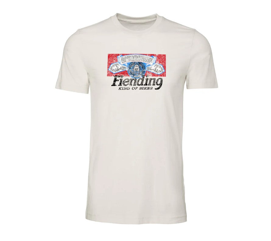 FIEND KING OF BIKES TEE VINTAGE WHITE XL
