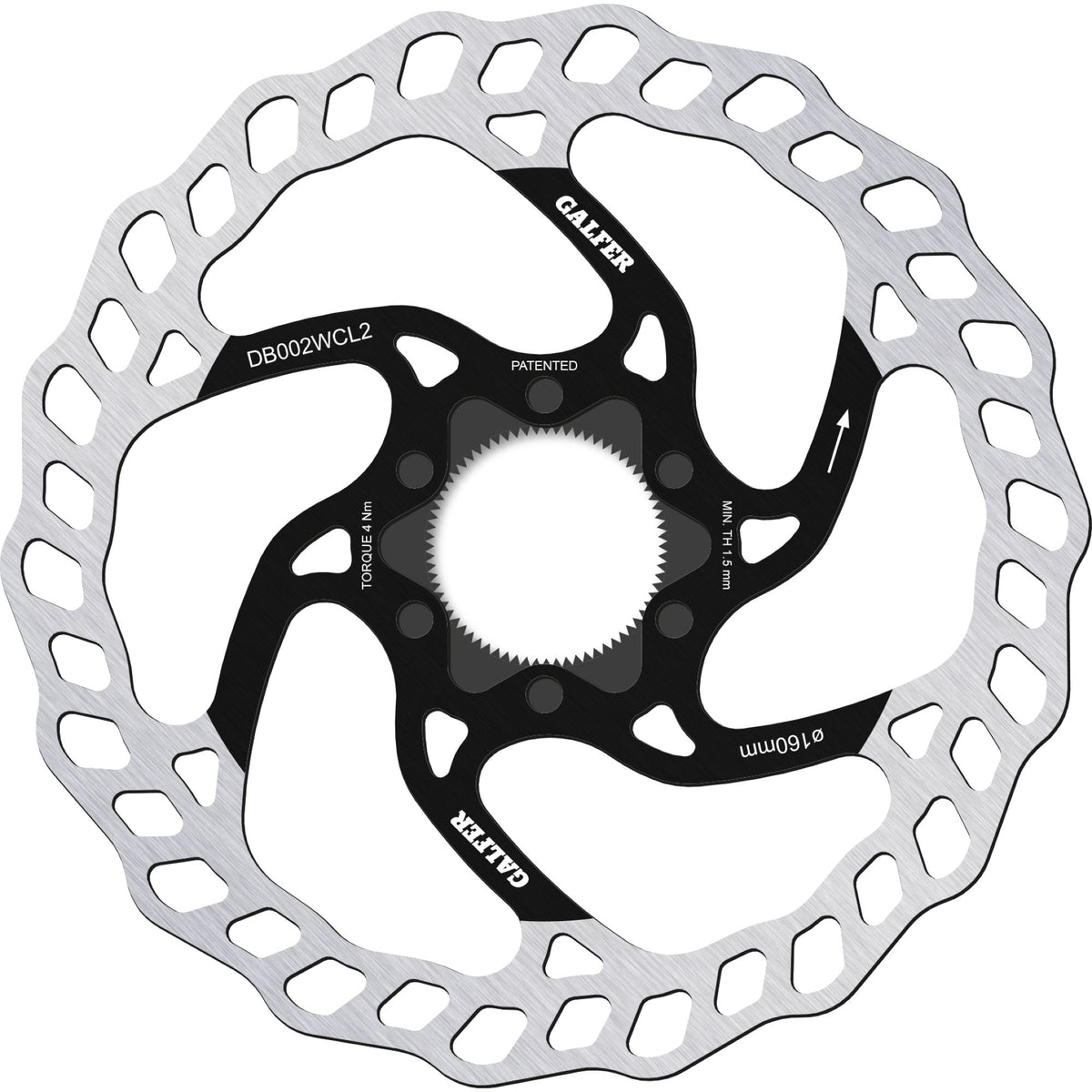 Brake Rotor MTB Center-Lock System 160x2MM