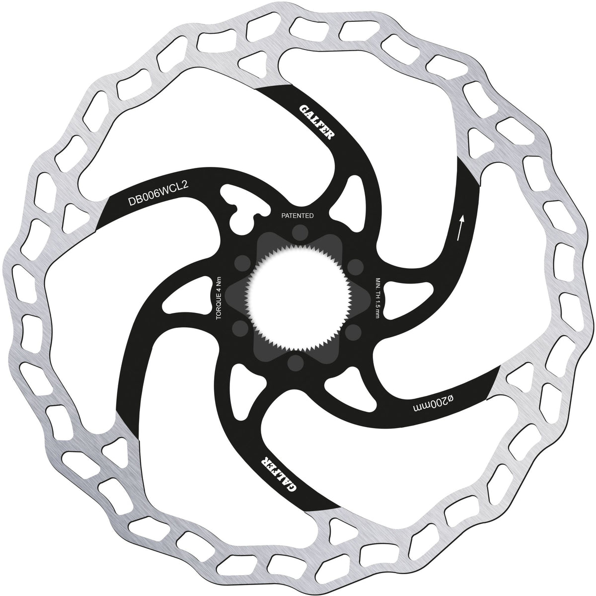 Brake Rotor MTB Center-Lock System 200x2MM