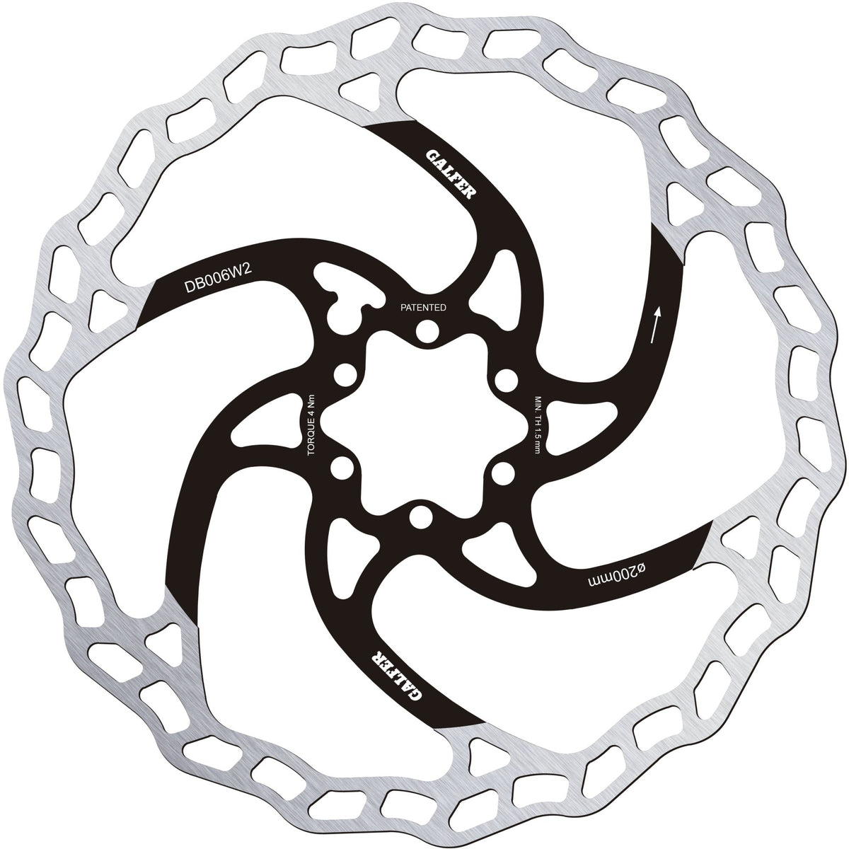 Brake Rotor MTB 200x2MM