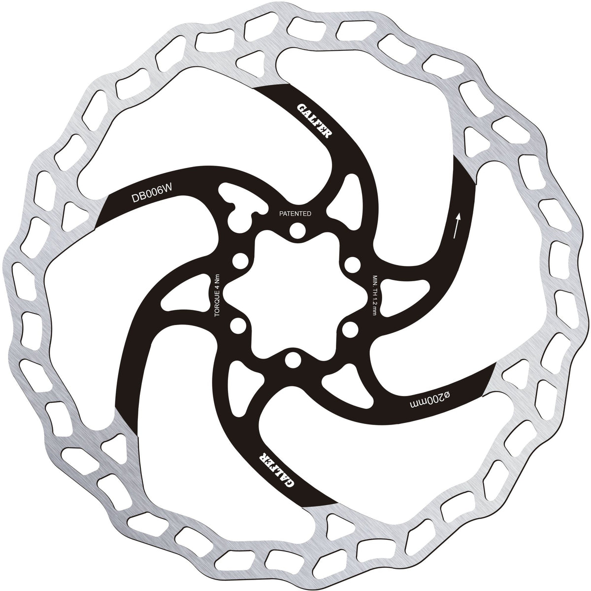 Brake Rotor MTB 200x1.8MM