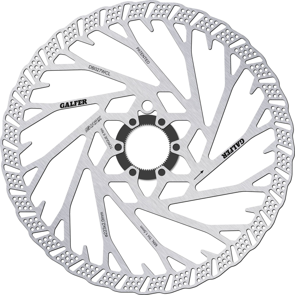 Brake Rotor Shark Center-Lock System 223x2MM