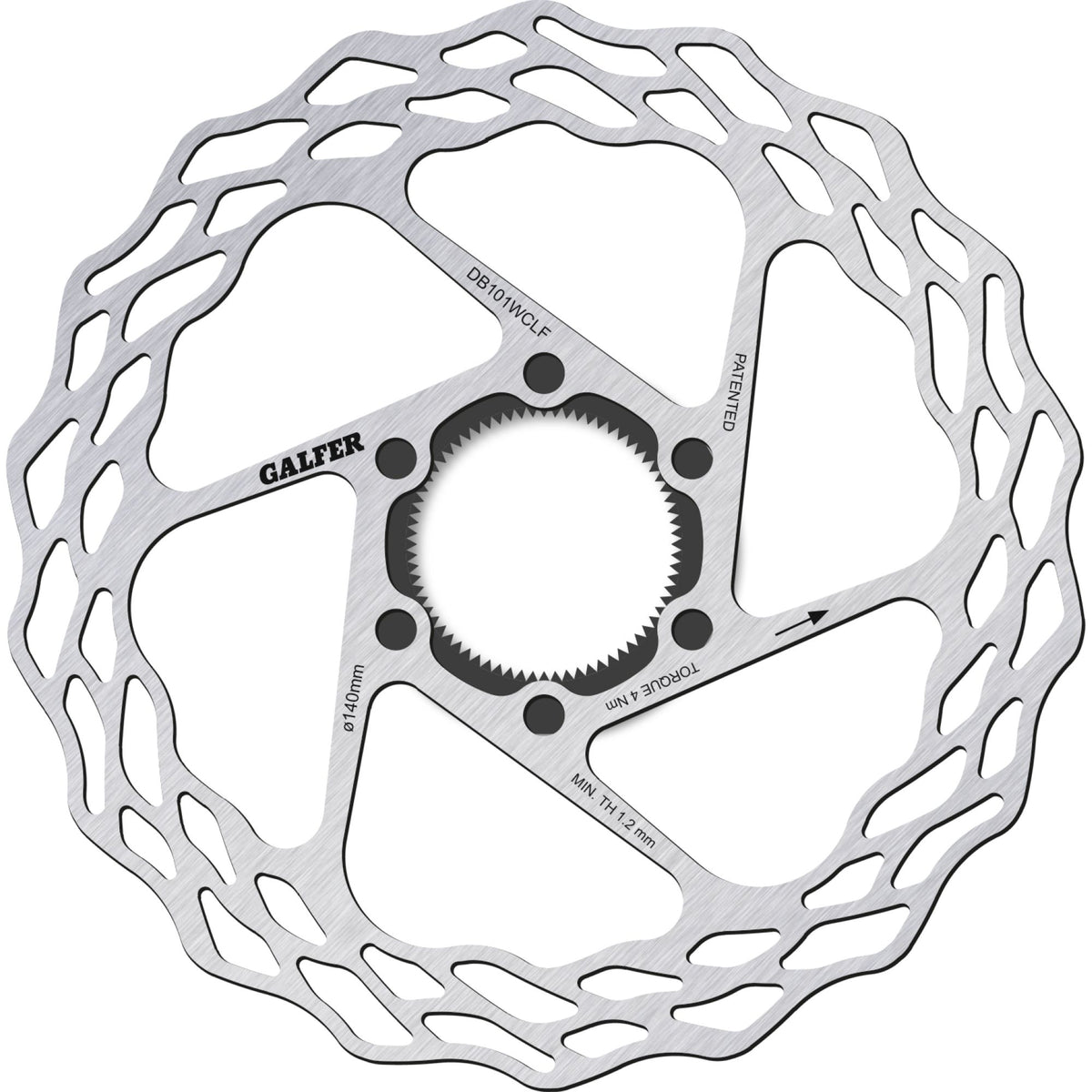 Brake Rotor Road Center-Lock Fulcrum 140x1.8MM